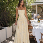 Floral Lace-Up Maxi Dress – product detail view 2