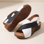 Gaia Comfortable Wedge Everyday Sandals — detail view