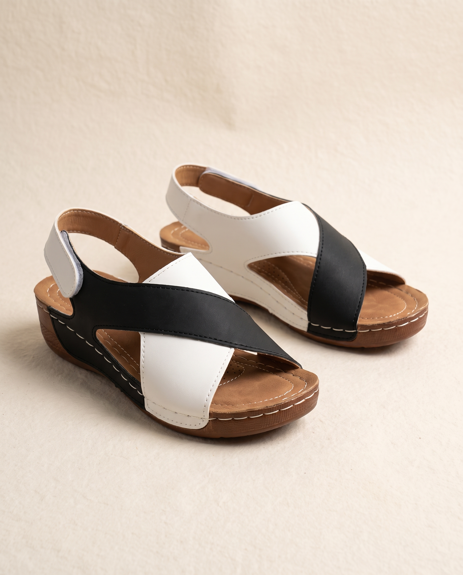 Gaia Comfortable Wedge Everyday Sandals — hero view