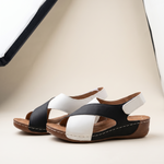 Gaia Comfortable Wedge Everyday Sandals — side view