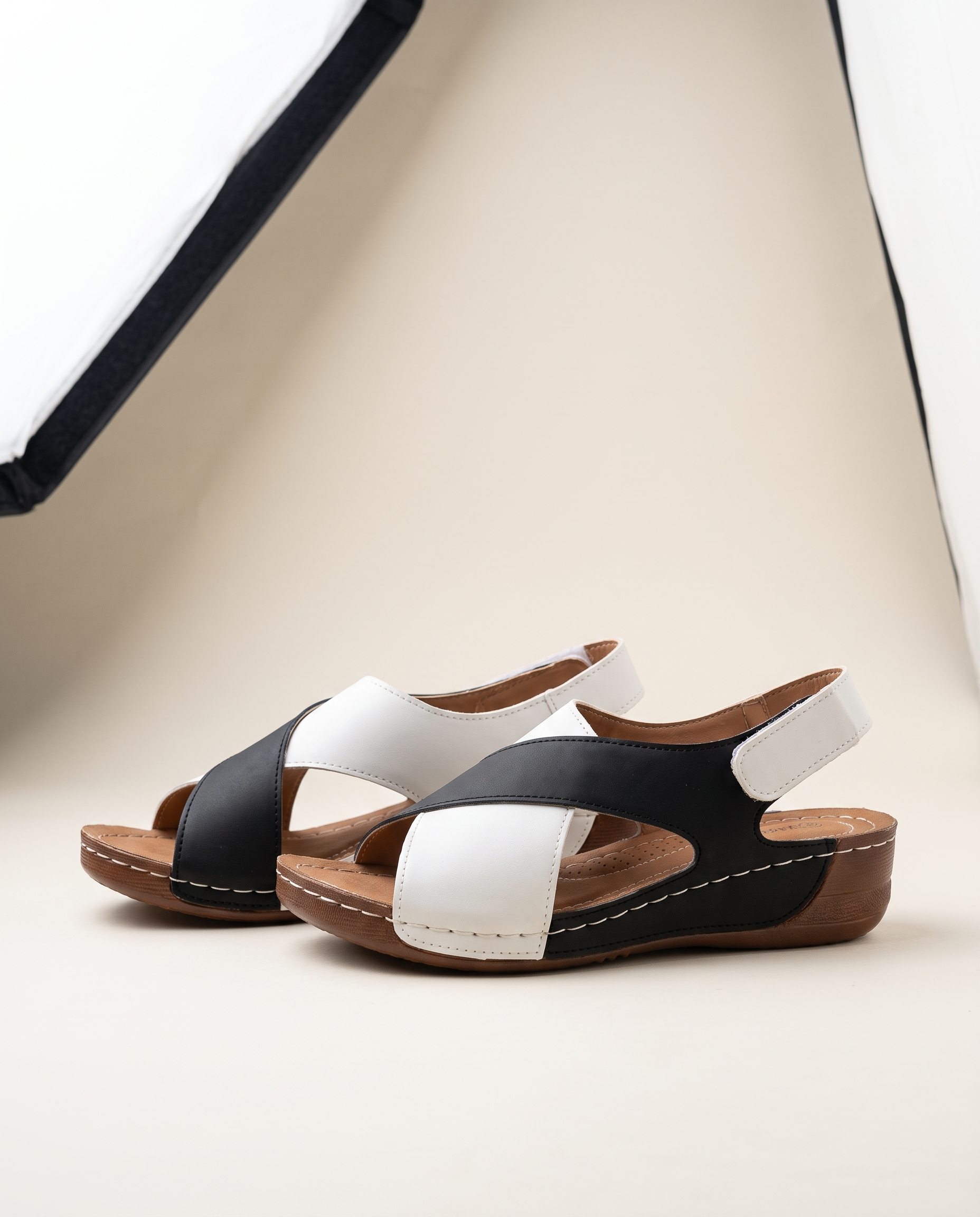 Gaia Comfortable Wedge Everyday Sandals — side view