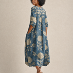 Printed Midi Dress with Pockets – alternate product view