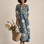 Printed Midi Dress with Pockets – primary product view