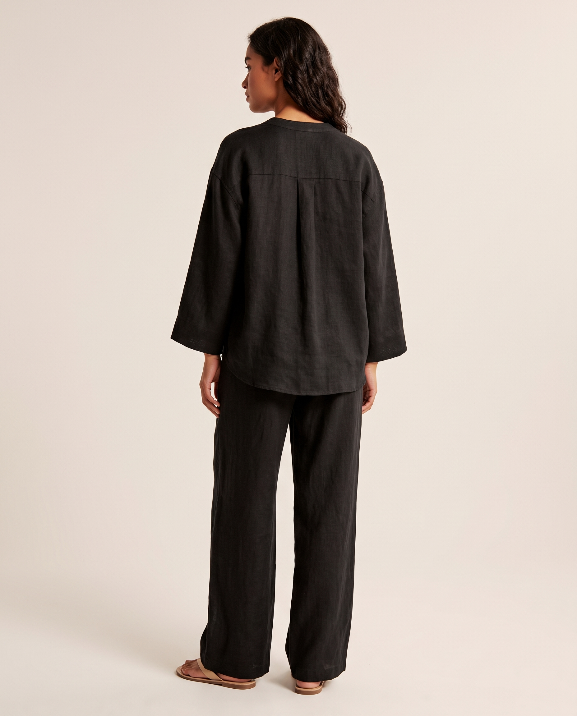 Georgia Relaxed Coordinated Two-Piece Set – back