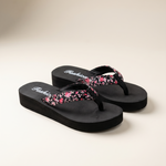 Greta Comfortable Floral Everyday Flip-Flops — hero view