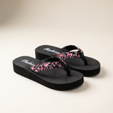 Greta Comfortable Floral Everyday Flip-Flops — hero view