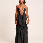 Halter Formal Dress with Chain Detail – product detail view 3