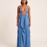 Halter Formal Dress with Chain Detail – product detail view 4