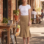 Printed Side-Split Midi Skirt — Australian lifestyle 2