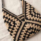 Ilana woven straw bag – texture detail