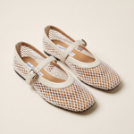 Inez Comfortable Mesh Flat Sandals — hero view