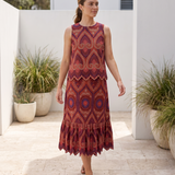 Iris Contemporary Pleated Ruffle Skirt Set – Australian coastal lifestyle