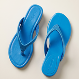 Iris Water-Resistant Soft-Sole Flip-Flops — detail view