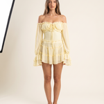 Isla Ruffled Beach Cover-Up Separates – studio front view