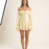 Isla Ruffled Beach Cover-Up Separates – studio front view