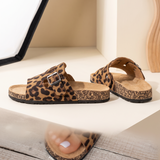 Jolie Classic Open-Toe Slip-On Sandals — side view