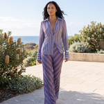 Lila Relaxed Wide-Leg Long-Sleeve Trouser Set – Australian coastal lifestyle