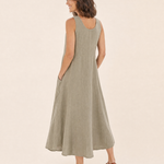 Linen Sundress with Side Pockets – alternate product view