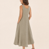 Linen Sundress with Side Pockets – alternate product view