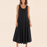 Linen Sundress with Side Pockets – product detail view 3