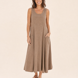 Linen Sundress with Side Pockets – product detail view 4