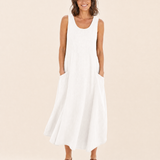 Linen Sundress with Side Pockets – product detail view 5