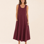 Linen Sundress with Side Pockets – product detail view 6