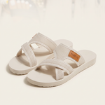 Lumi Comfortable Mesh Flat Sandals — Black variant