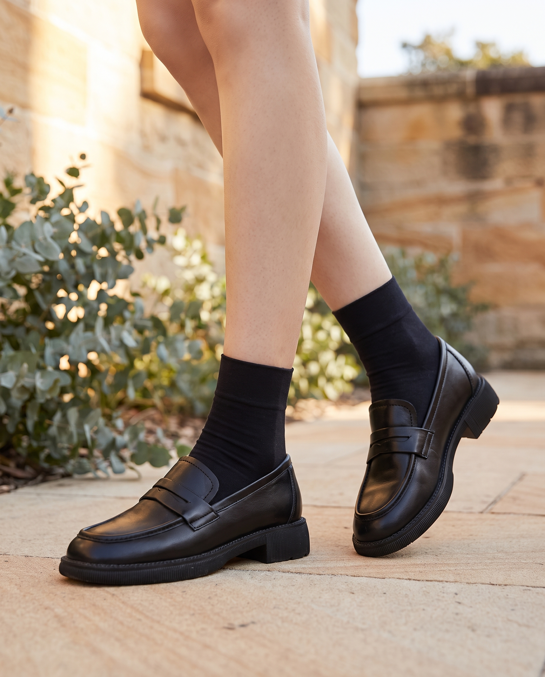 Maren Comfortable Soft-Sole Slip-On Loafers — lifestyle view