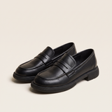 Maren Comfortable Soft-Sole Slip-On Loafers — Black variant