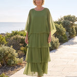 Maxi Dress – Effortless Graceful Flow — Dark Green — coastal lifestyle