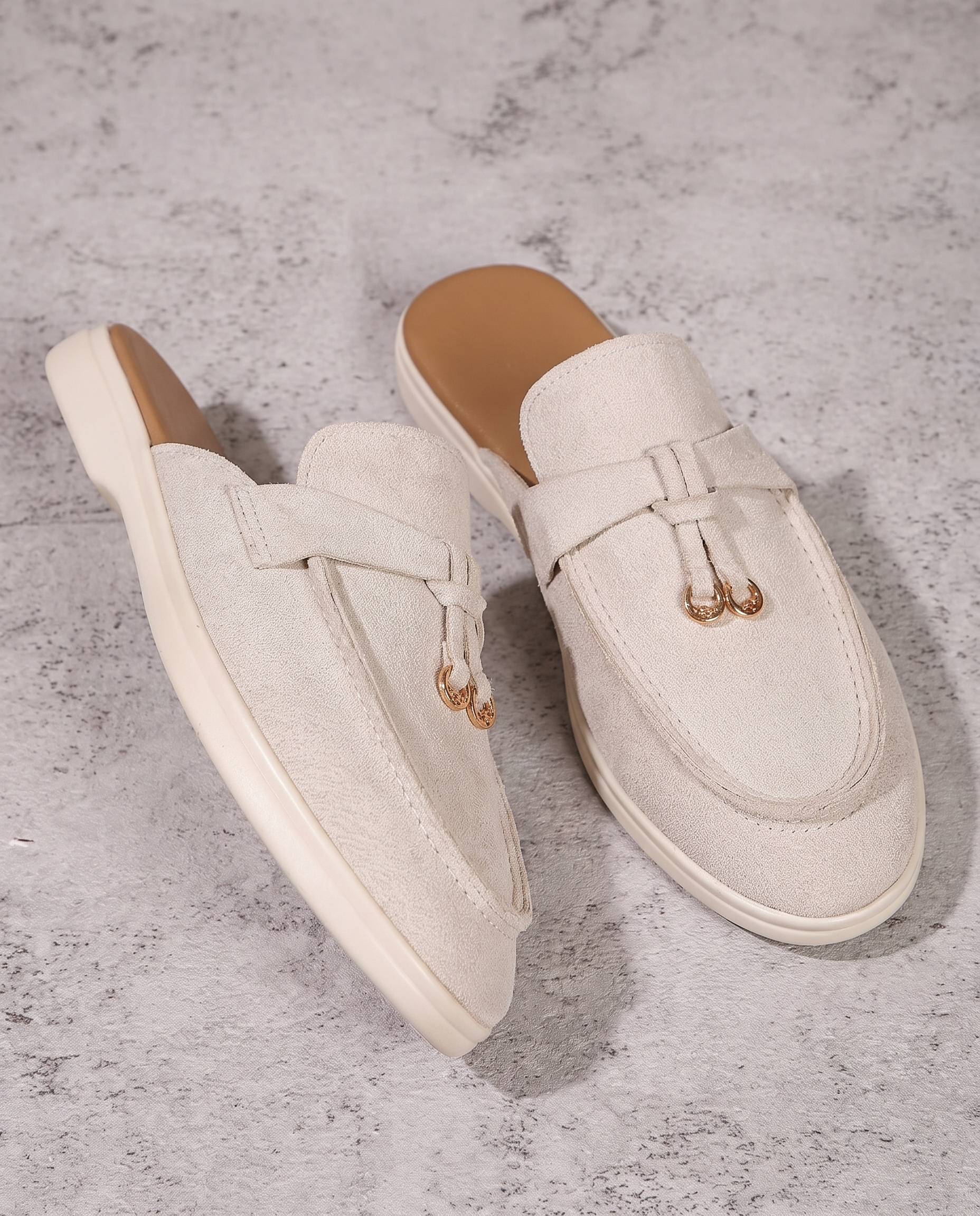 Noa Classic Slip-On Flat Loafers — detail view