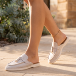 Noa Classic Slip-On Flat Loafers — lifestyle view