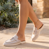 Noa Classic Slip-On Flat Loafers — lifestyle view