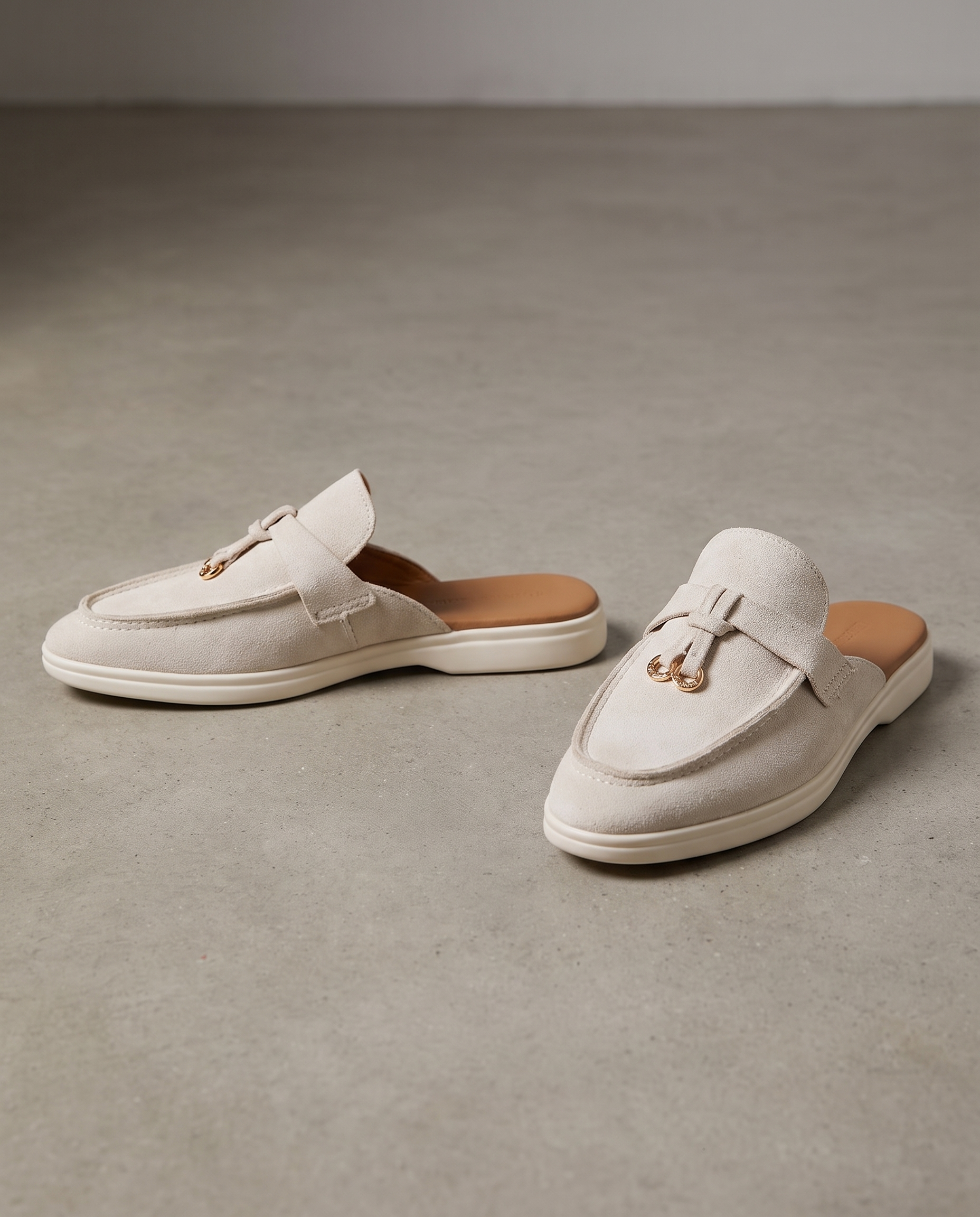 Noa Classic Slip-On Flat Loafers — side view