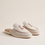 Noa Classic Slip-On Flat Loafers — Beige variant