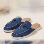 Noa Classic Slip-On Flat Loafers — Dark Blue variant