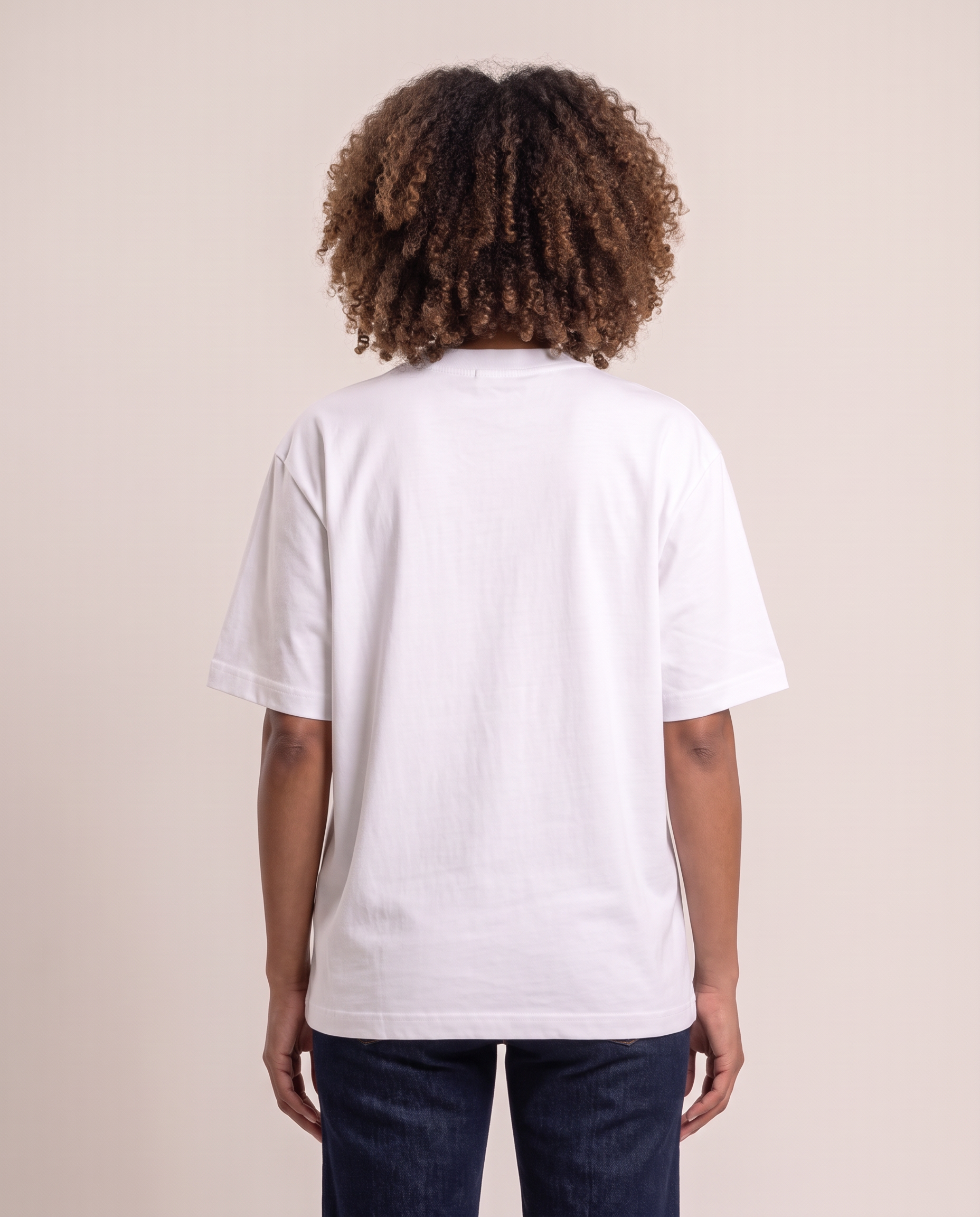 Oversized Drop Shoulder T Shirt — back