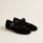 Paloma Classic Velvet Ballet Flats — Black variant