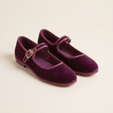 Paloma Classic Velvet Ballet Flats — Purple variant
