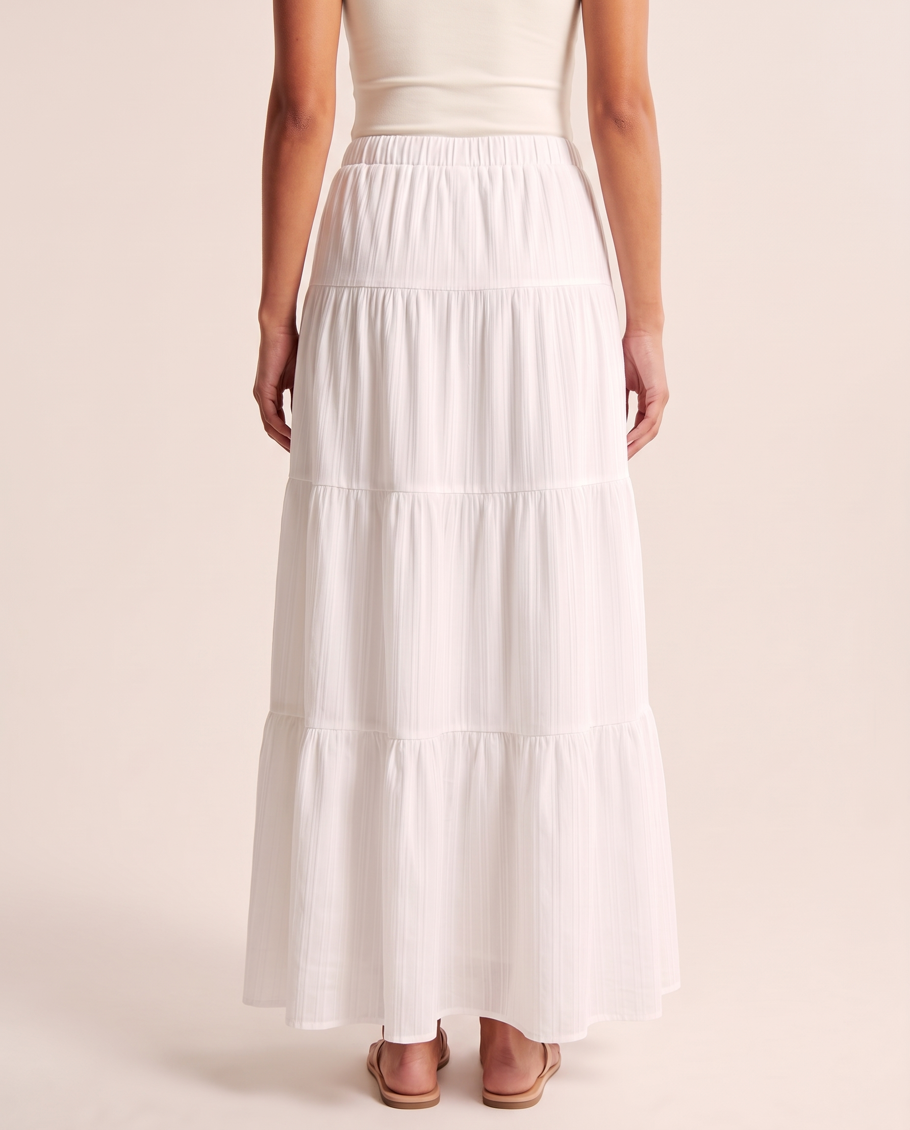 Panelled Maxi Skirt – back view