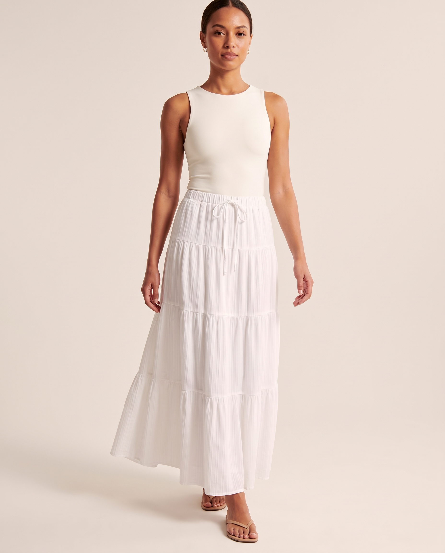 Panelled Maxi Skirt – lifestyle view