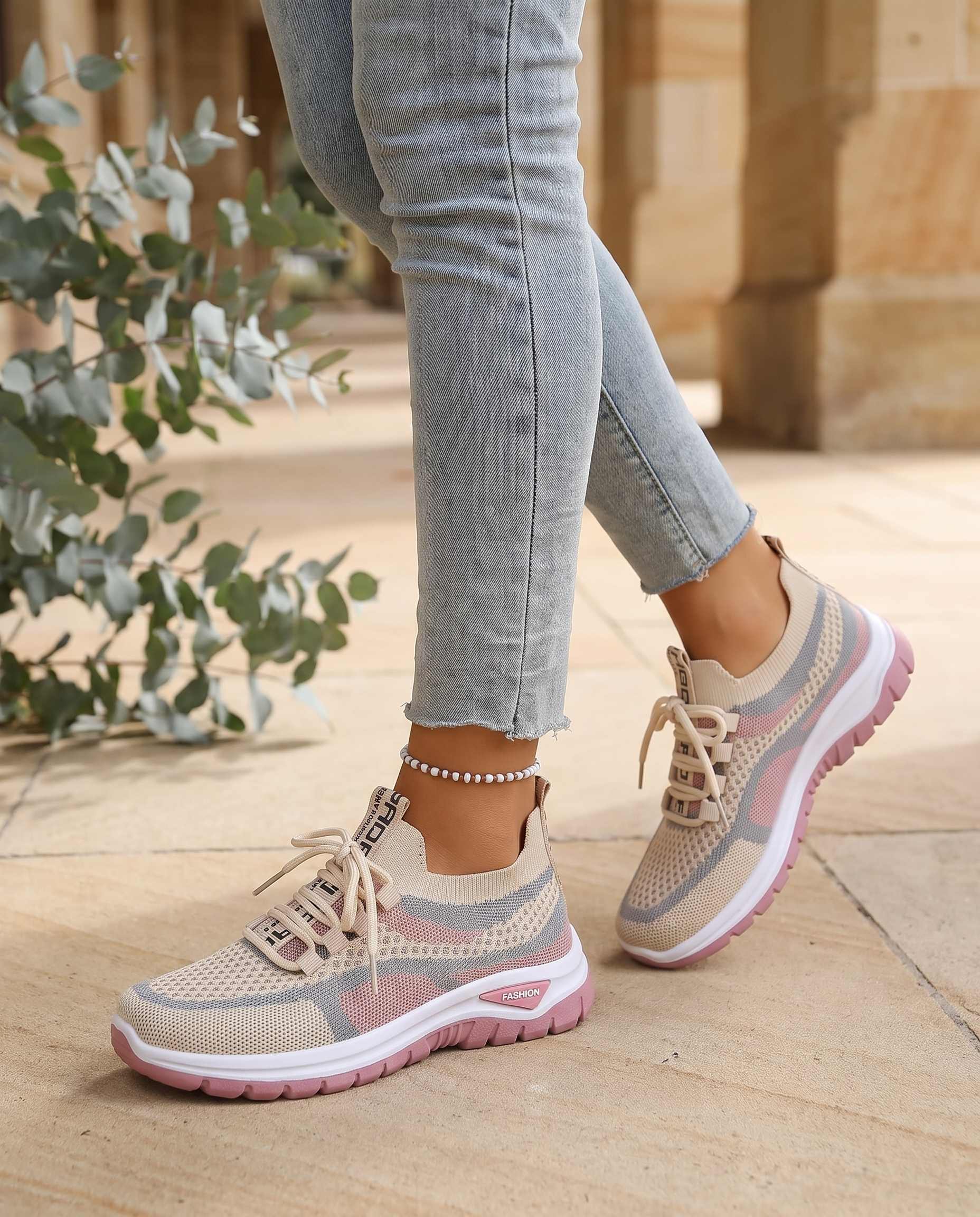 Pia Classic Everyday Slip-On Shoes — lifestyle view