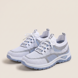 Pia Classic Everyday Slip-On Shoes — SA32-White Blue variant