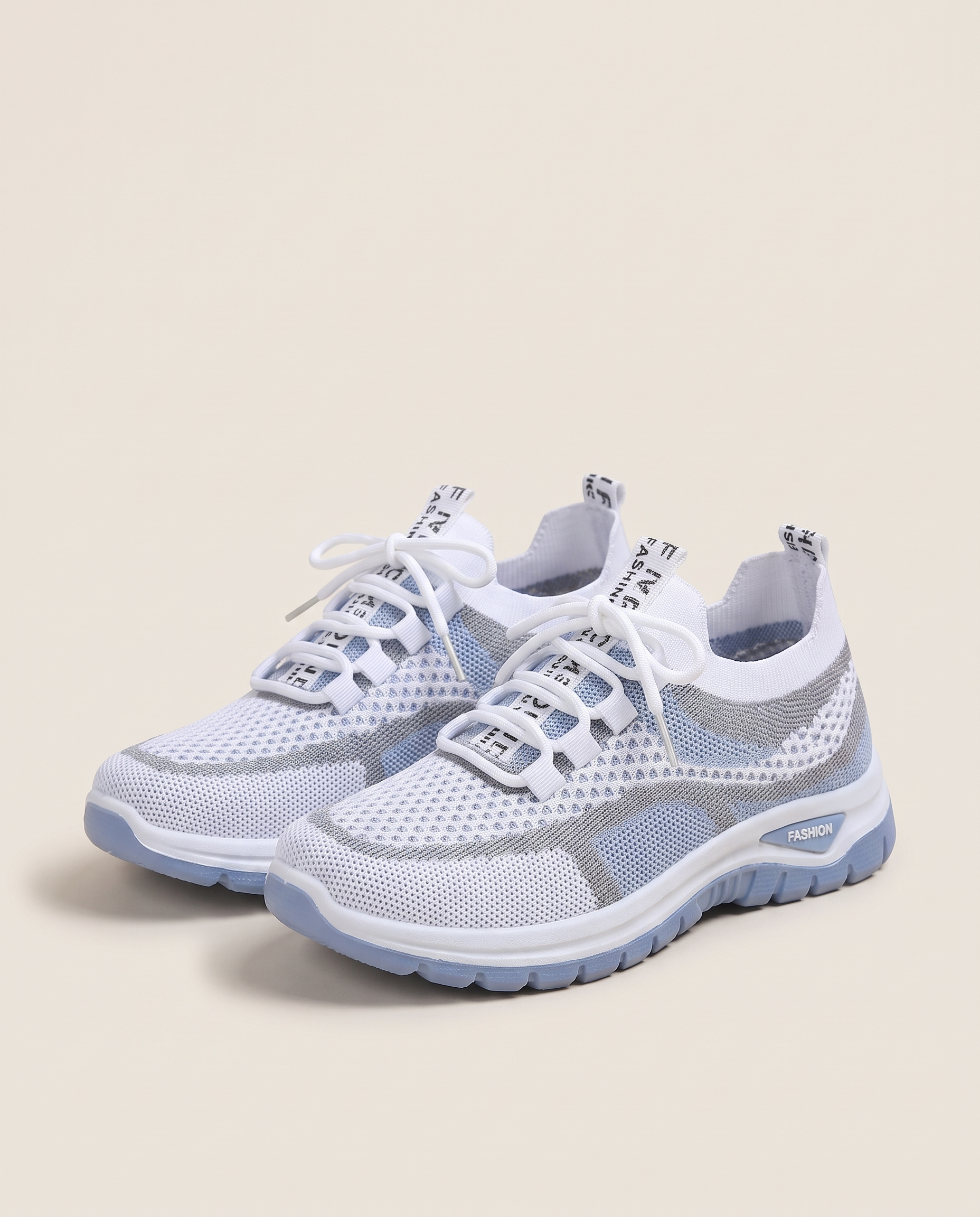 Pia Classic Everyday Slip-On Shoes — SA32-White Blue variant
