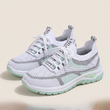 Pia Classic Everyday Slip-On Shoes — SA32-White Green variant