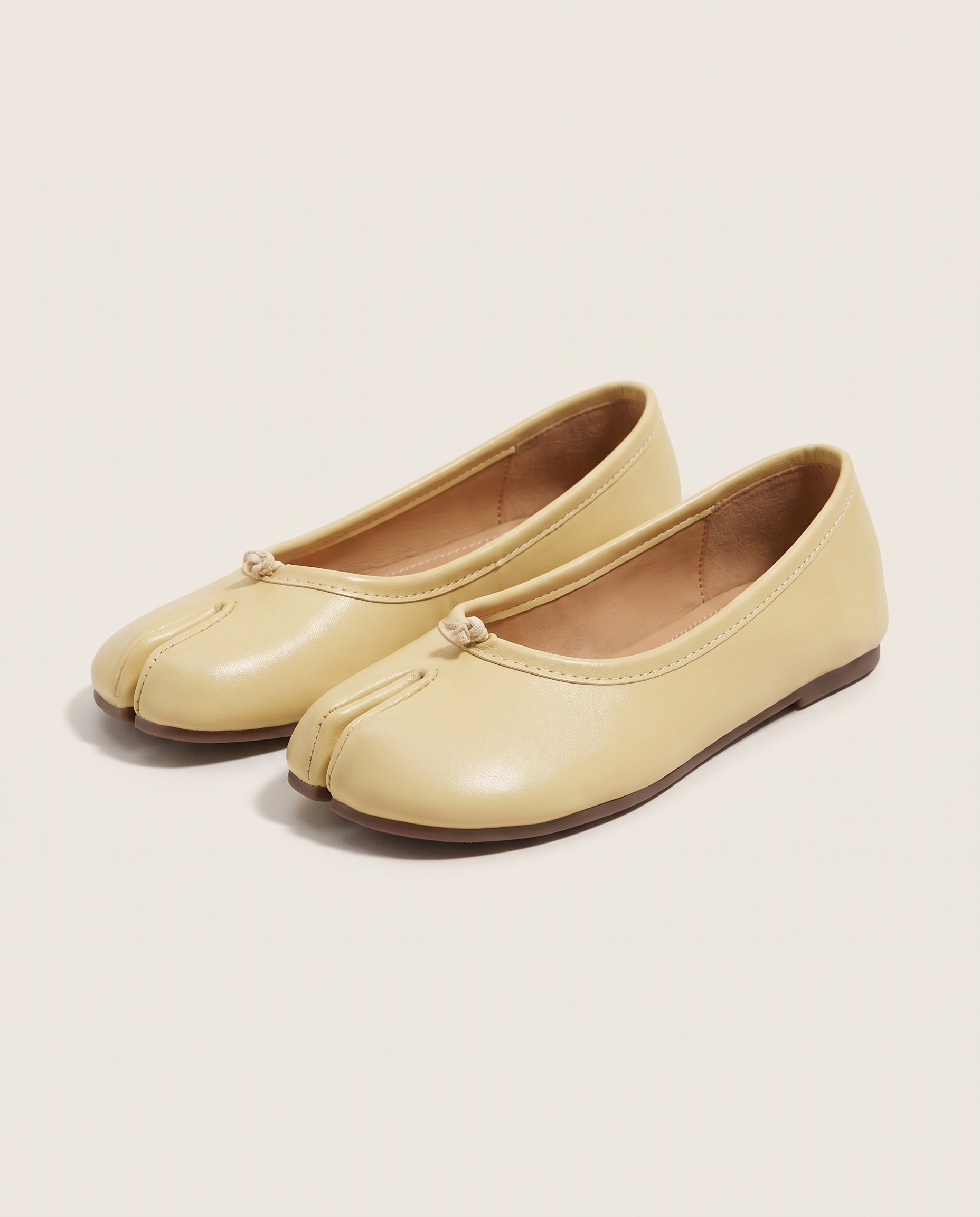 Quinn Comfortable Flat Everyday Loafers — light yellow variant