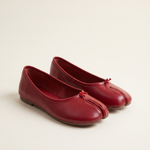 Quinn Comfortable Flat Everyday Loafers — red variant