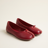 Quinn Comfortable Flat Everyday Loafers — red variant