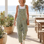 Botanical jumpsuit Australian coastal lifestyle